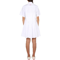 PLEATED CHEMISE DRESS