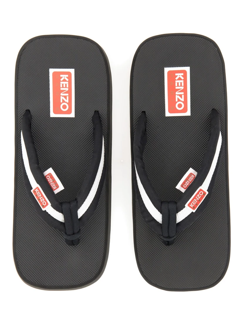 SLIDE SANDAL WITH LOGO