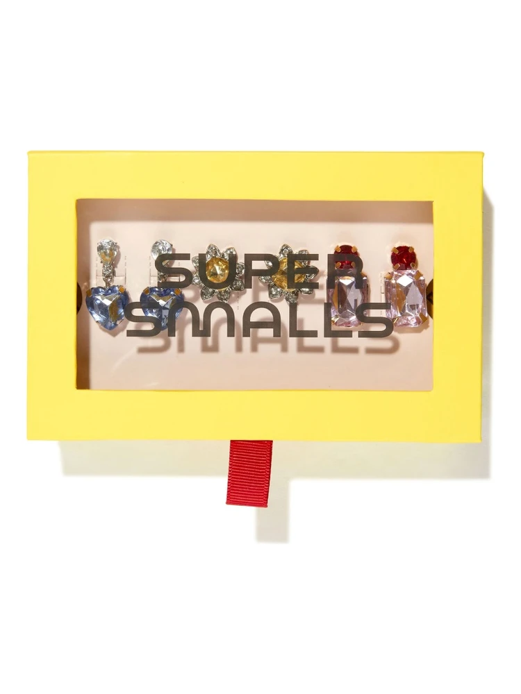 dinner & movie clip-on earring set