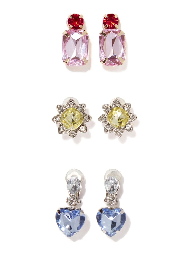 dinner & movie clip-on earring set alternative