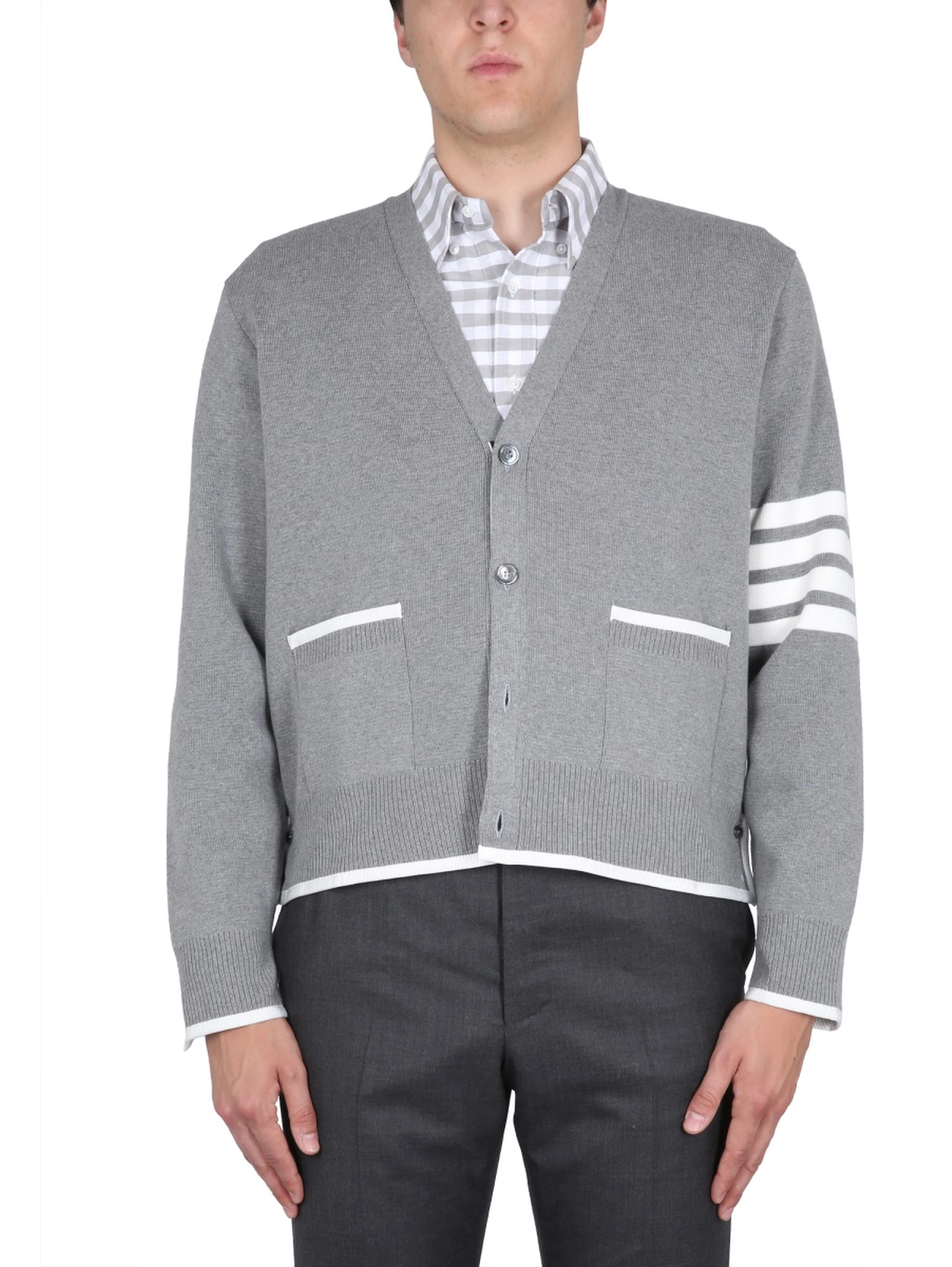 4BAR STRIPE CARDIGAN