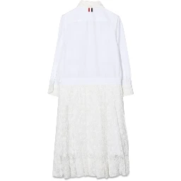 pleated bottom shirtdress