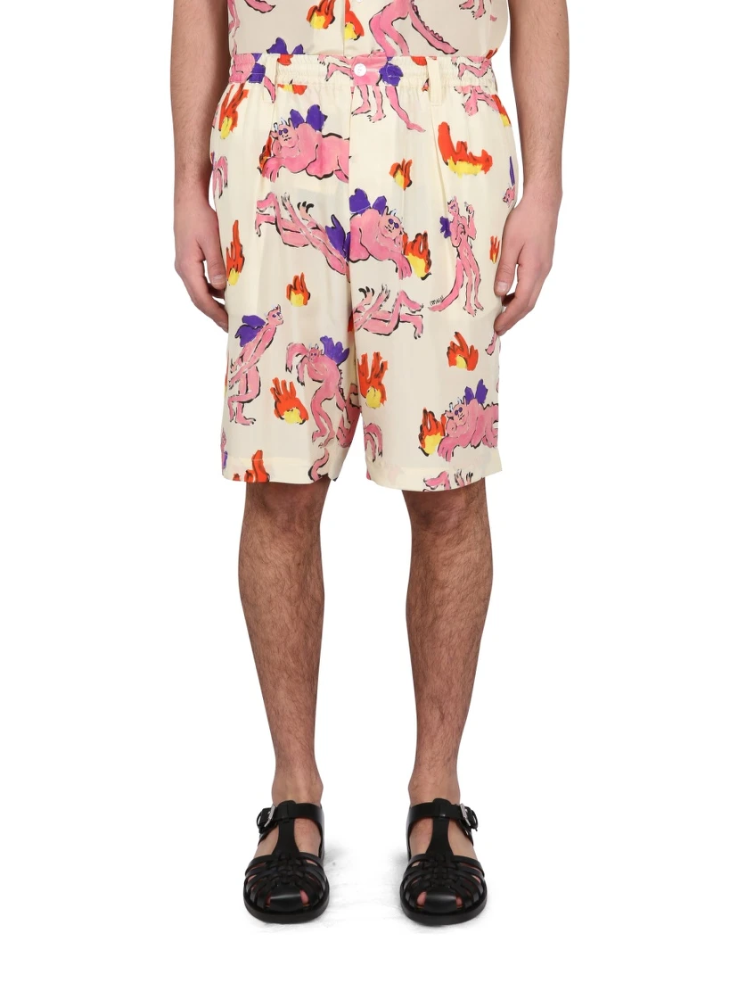 BERMUDA SHORTS WITH PRINT