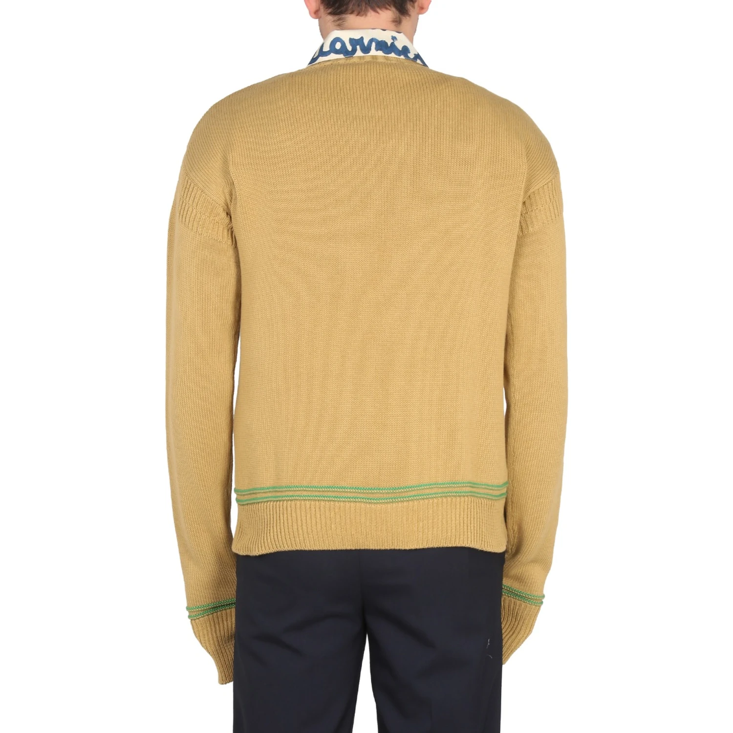 KNIT SWEATSHIRT WITH LOGO