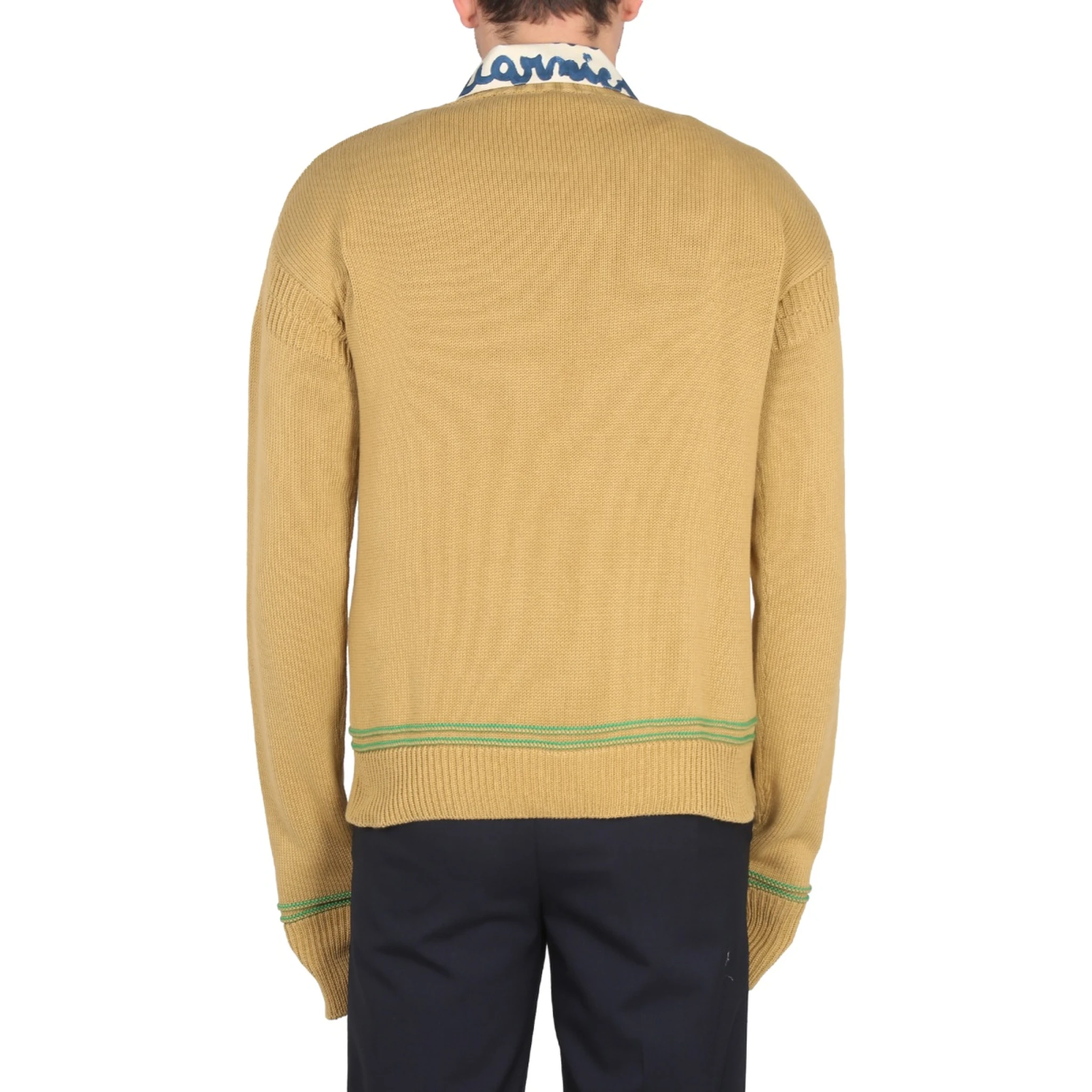 KNIT SWEATSHIRT WITH LOGO