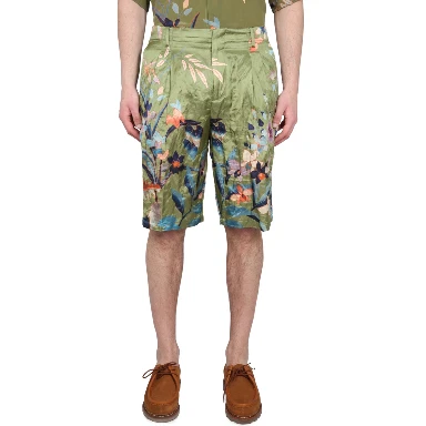 BERMUDA SHORTS WITH FLORAL PRINT