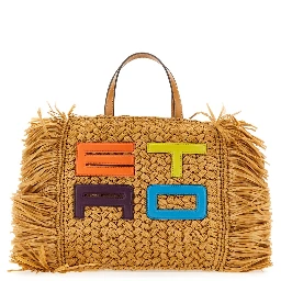 RAFFIA TOTE BAG
