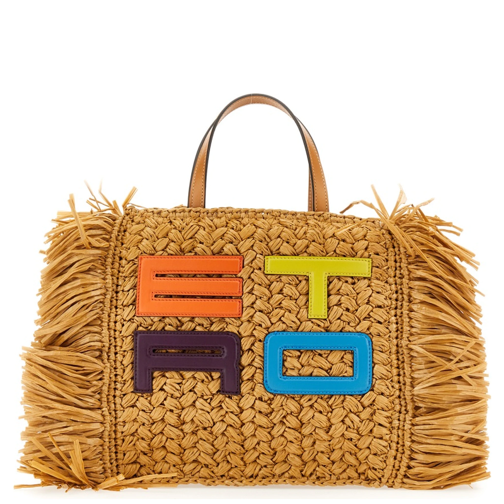 RAFFIA TOTE BAG