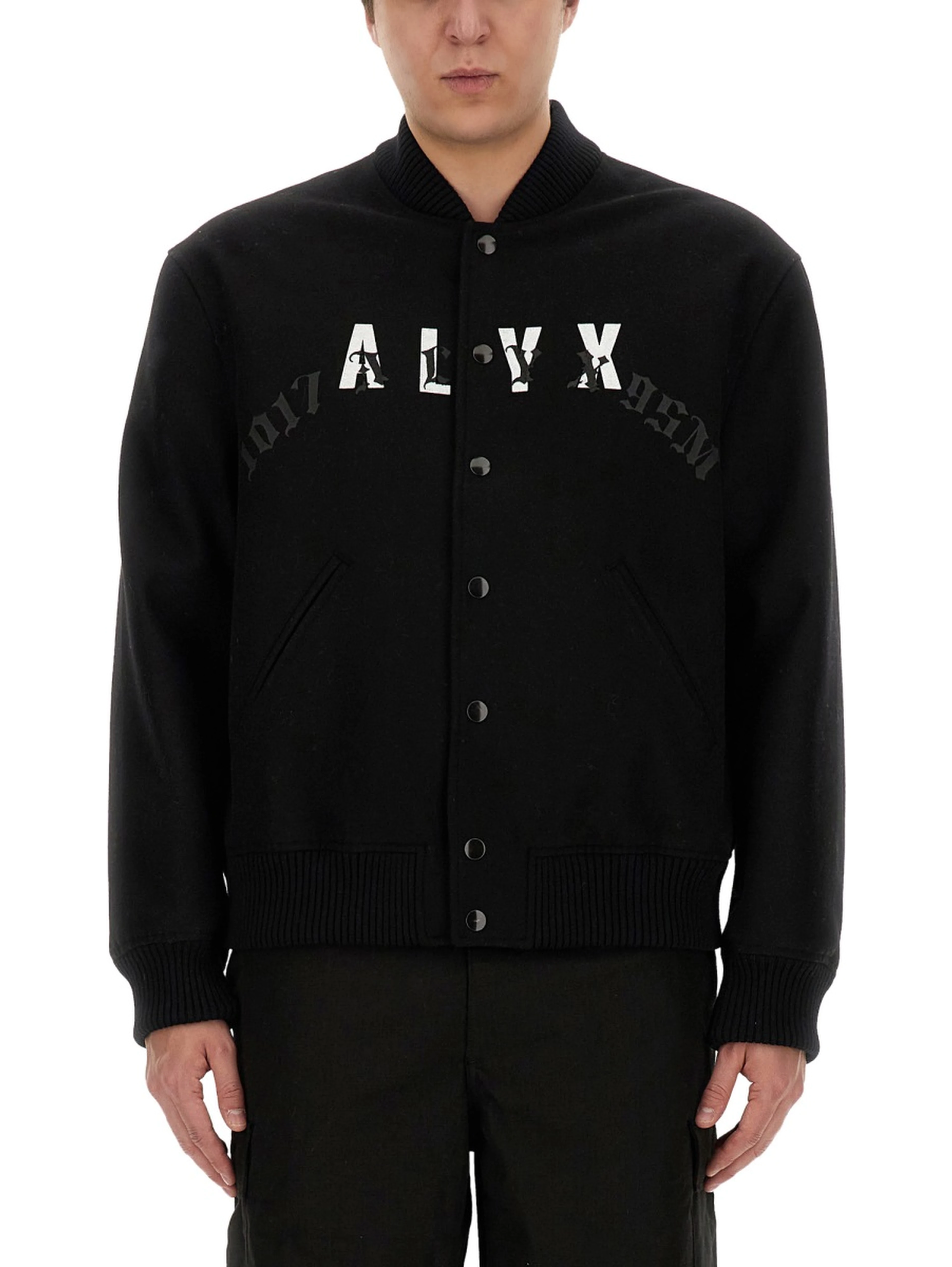 BOMBER JACKET WITH LOGO