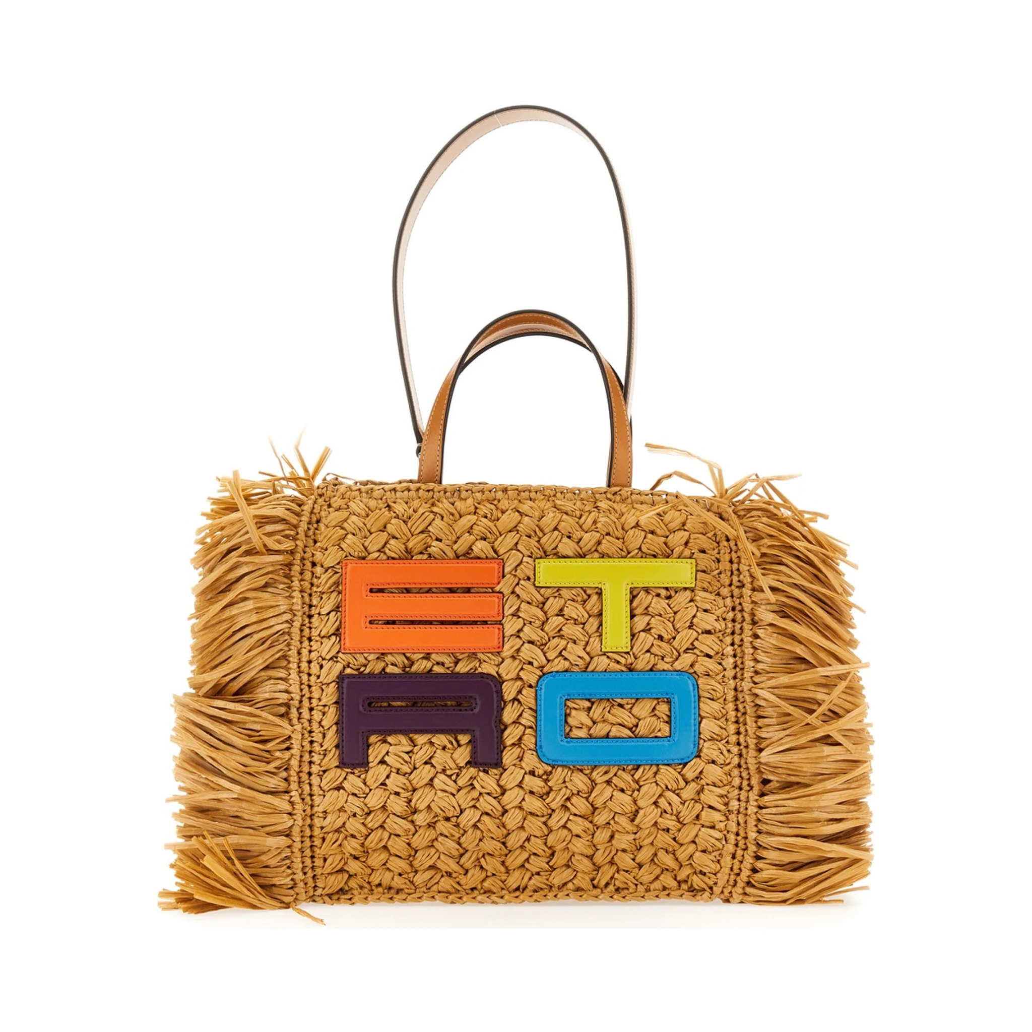 RAFFIA TOTE BAG