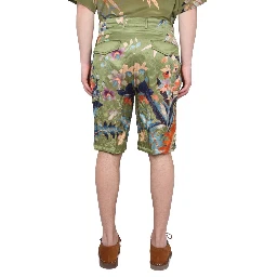 BERMUDA SHORTS WITH FLORAL PRINT