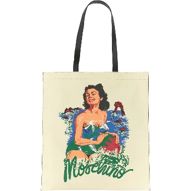 HAWAIIAN PRINT TOTE BAG