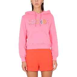 LOGO CROCHET SWEATSHIRT