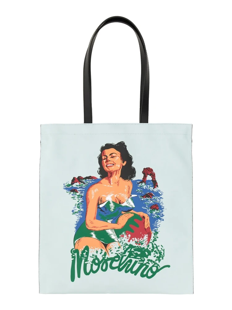 HAWAIIAN PRINT TOTE BAG