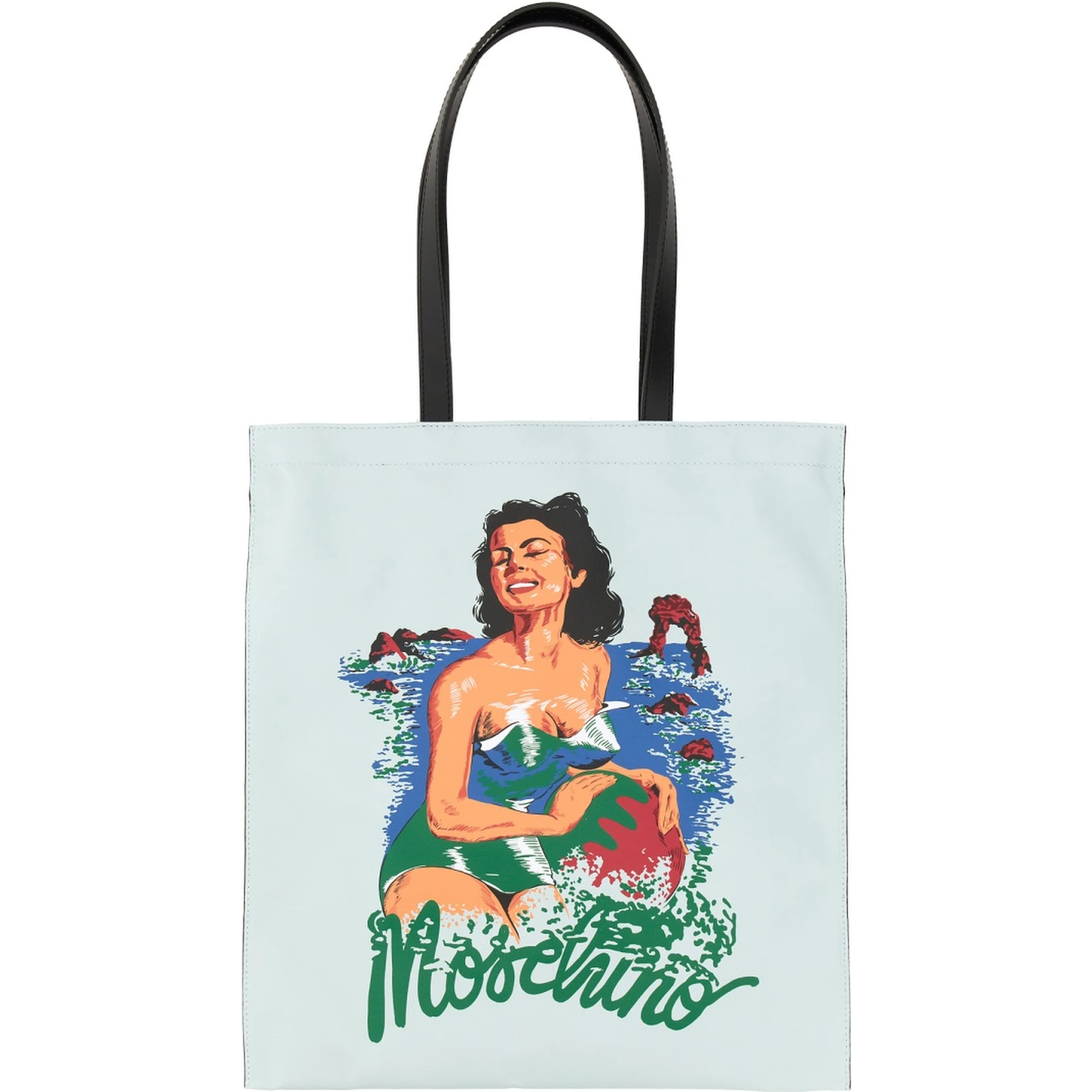 HAWAIIAN PRINT TOTE BAG