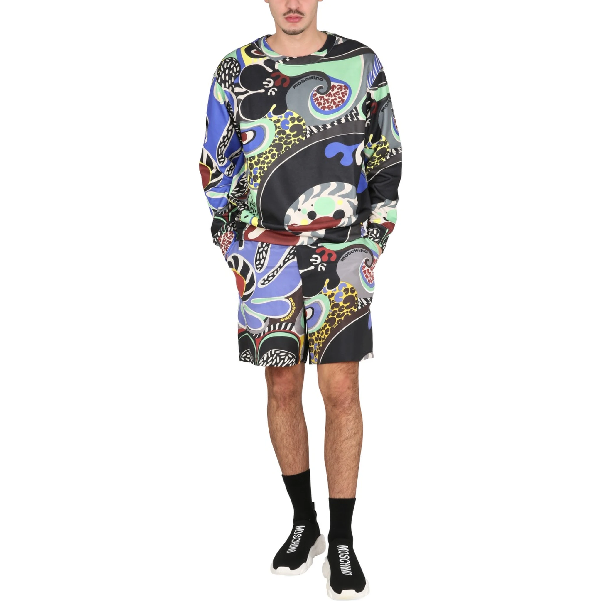 PSYCHEDELIC PRINT SWEATSHIRT