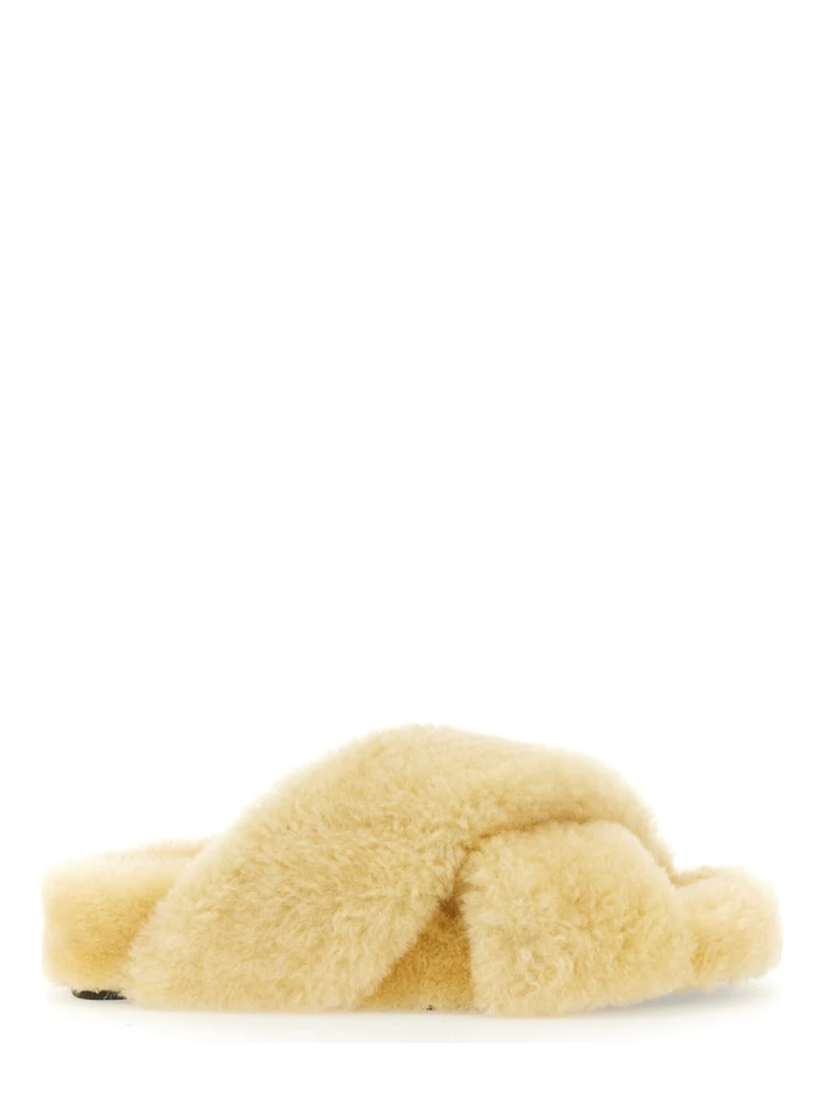SHEARLING SANDAL