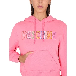 LOGO CROCHET SWEATSHIRT