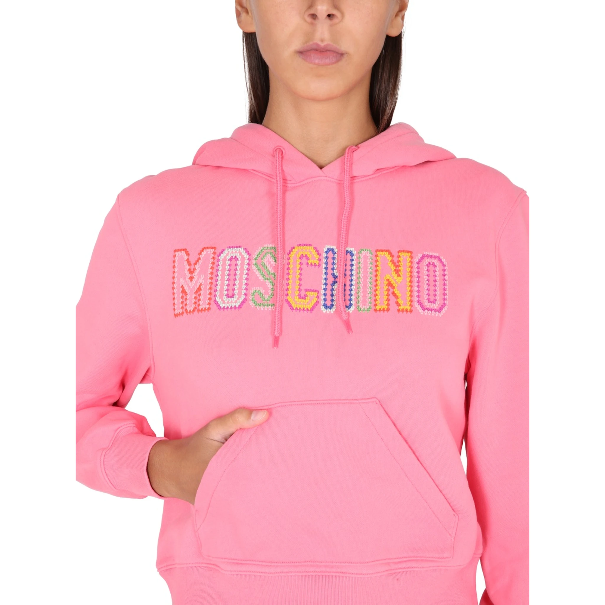 LOGO CROCHET SWEATSHIRT
