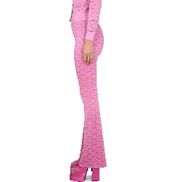 JACQUARD PANTS WITH GREEK PRINT