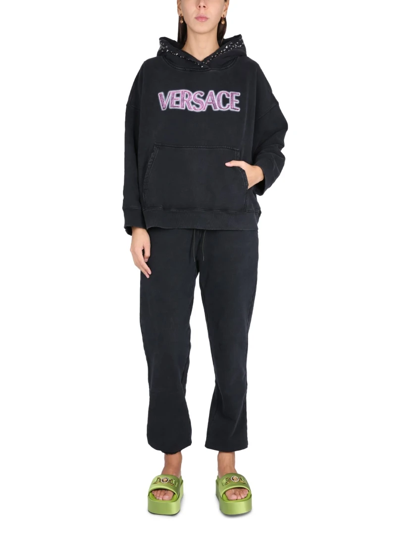 SWEATSHIRT WITH STUDS