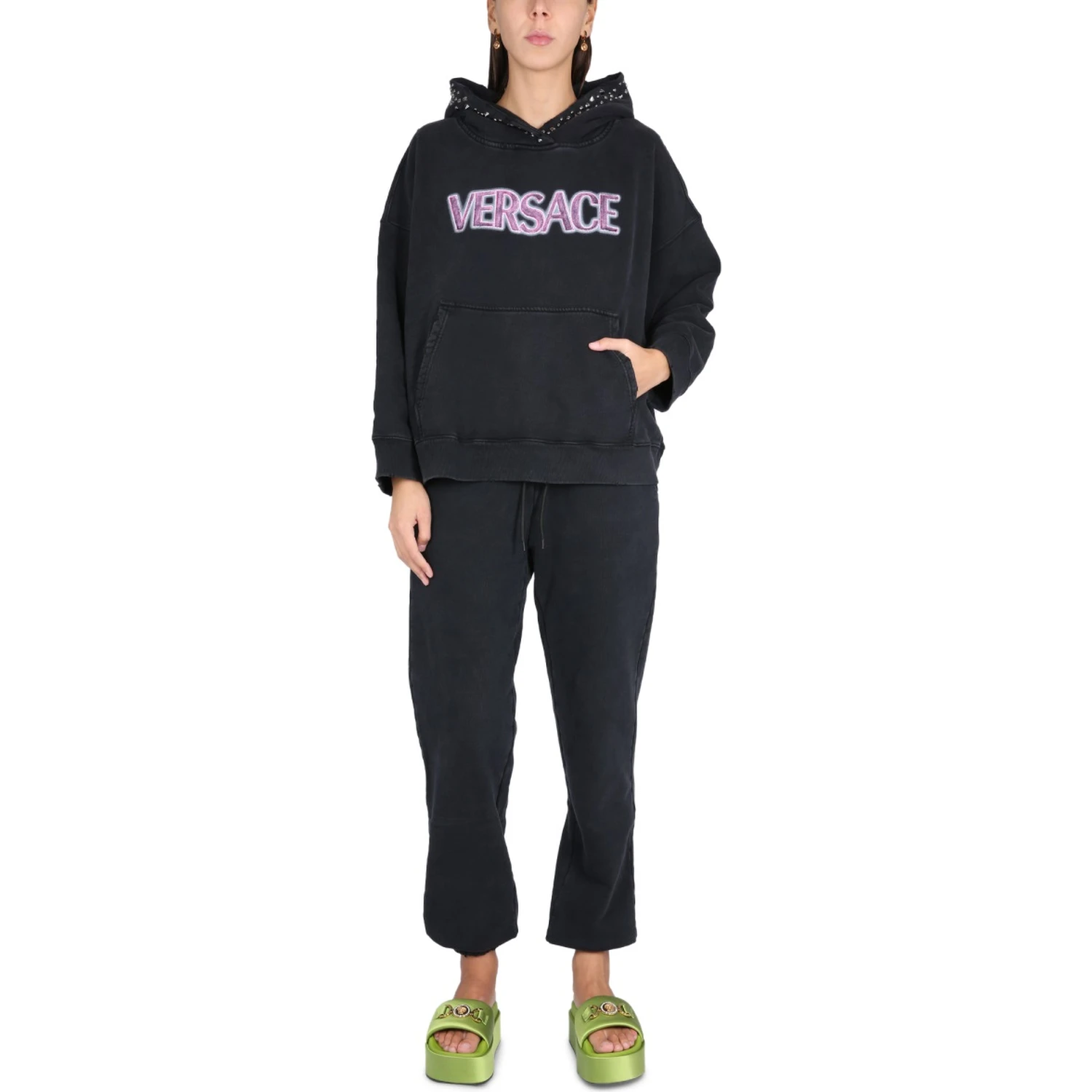SWEATSHIRT WITH STUDS