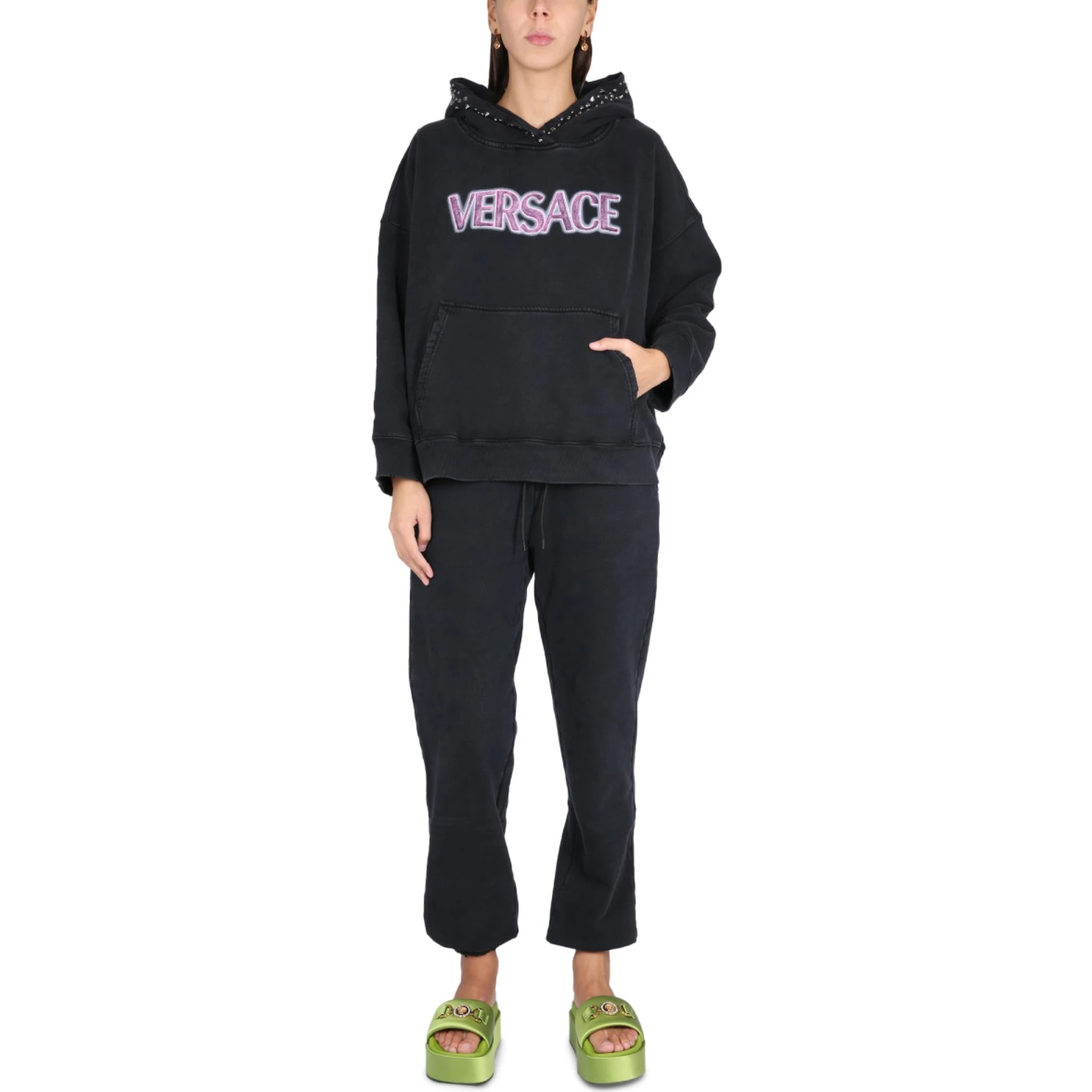 SWEATSHIRT WITH STUDS