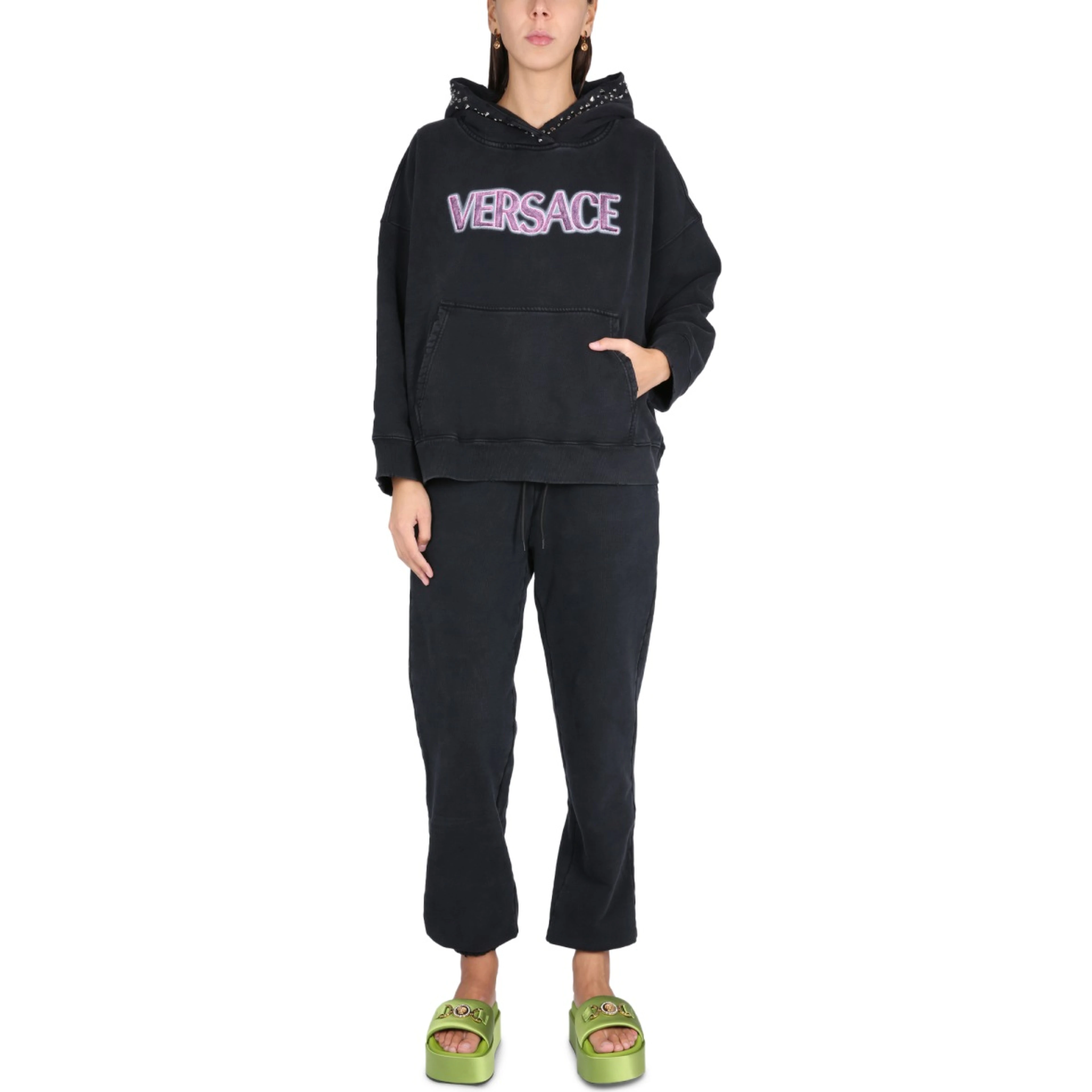 SWEATSHIRT WITH STUDS