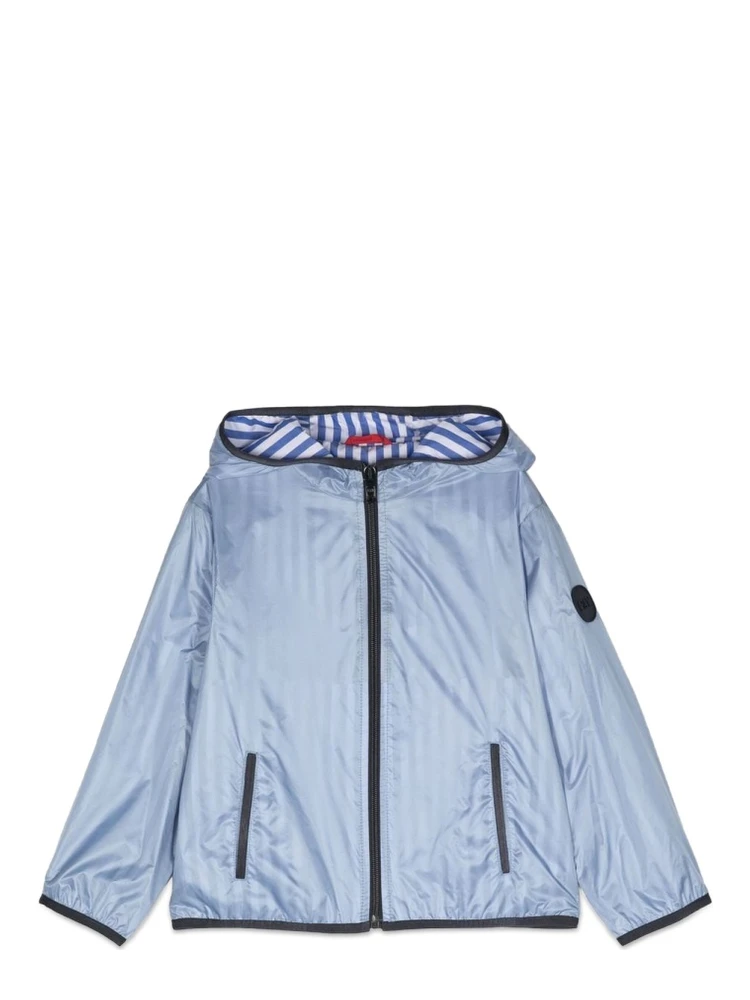 zipper and hood jacket