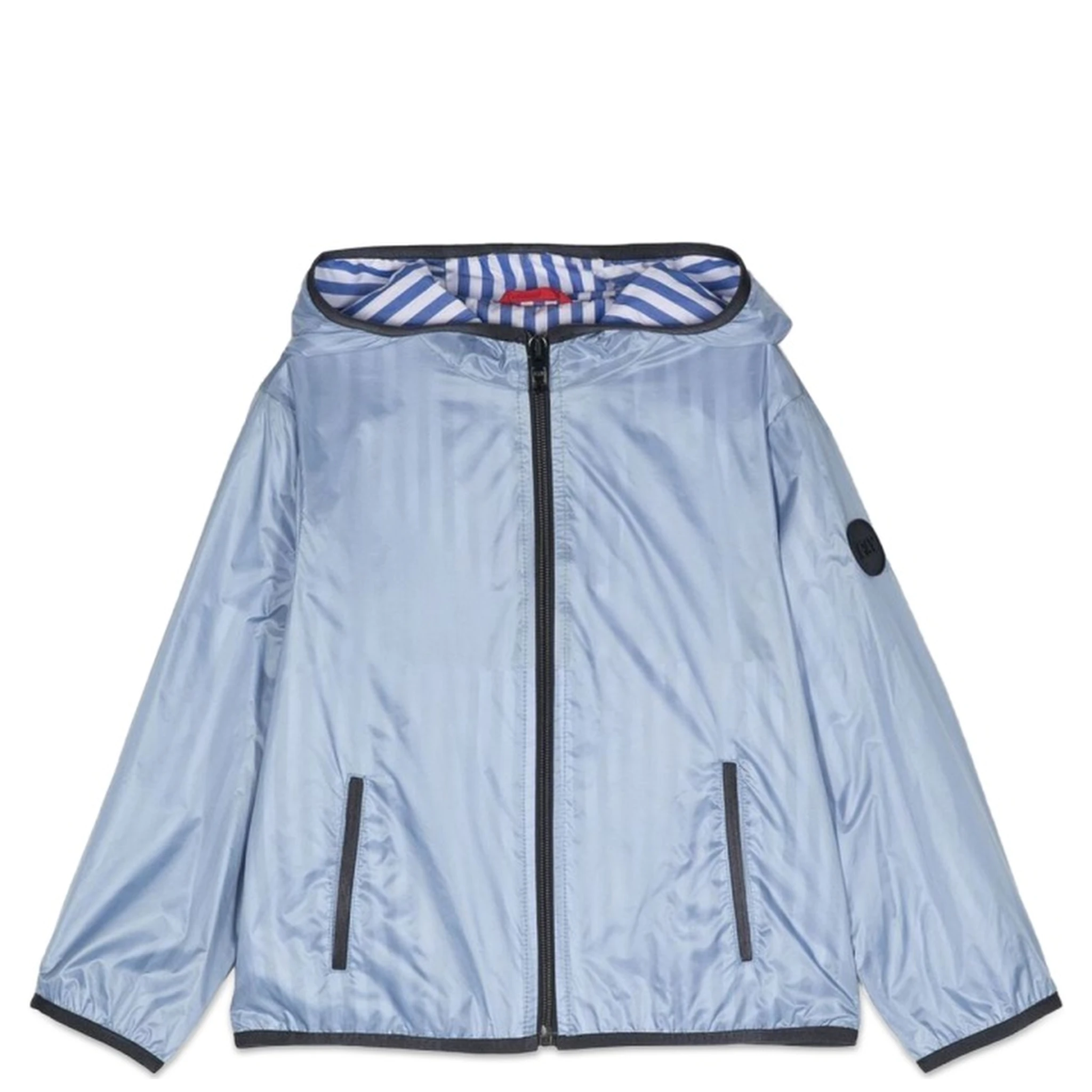 zipper and hood jacket