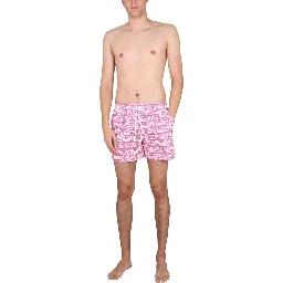 COSTUME WITH WAVED PRINT