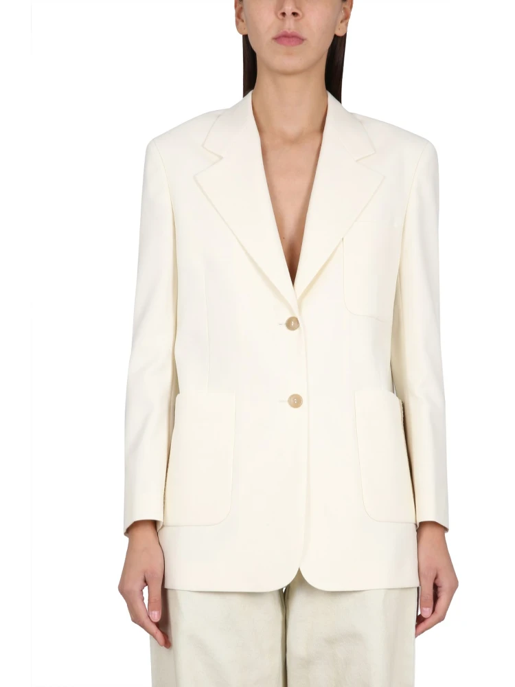 BLAZER WITH KNIT DETAIL