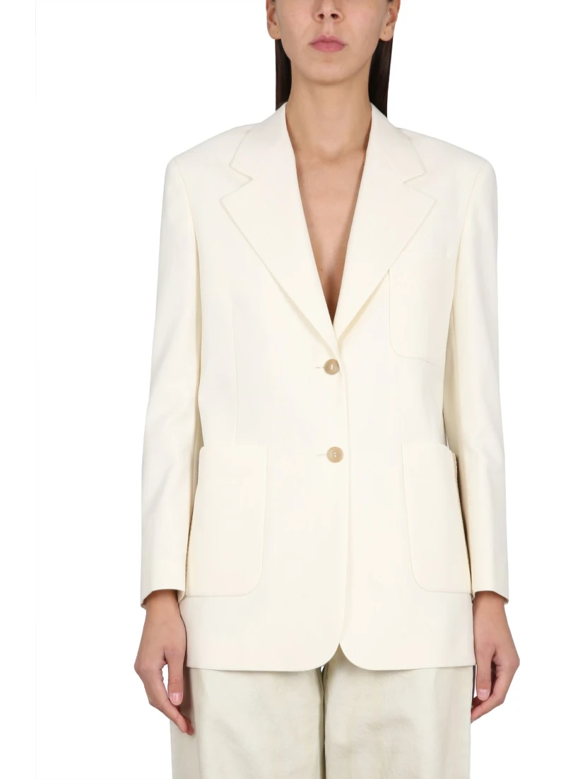 BLAZER WITH KNIT DETAIL