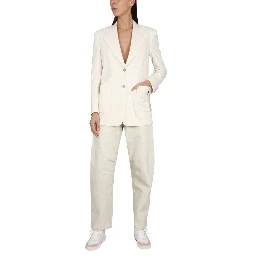 BLAZER WITH KNIT DETAIL