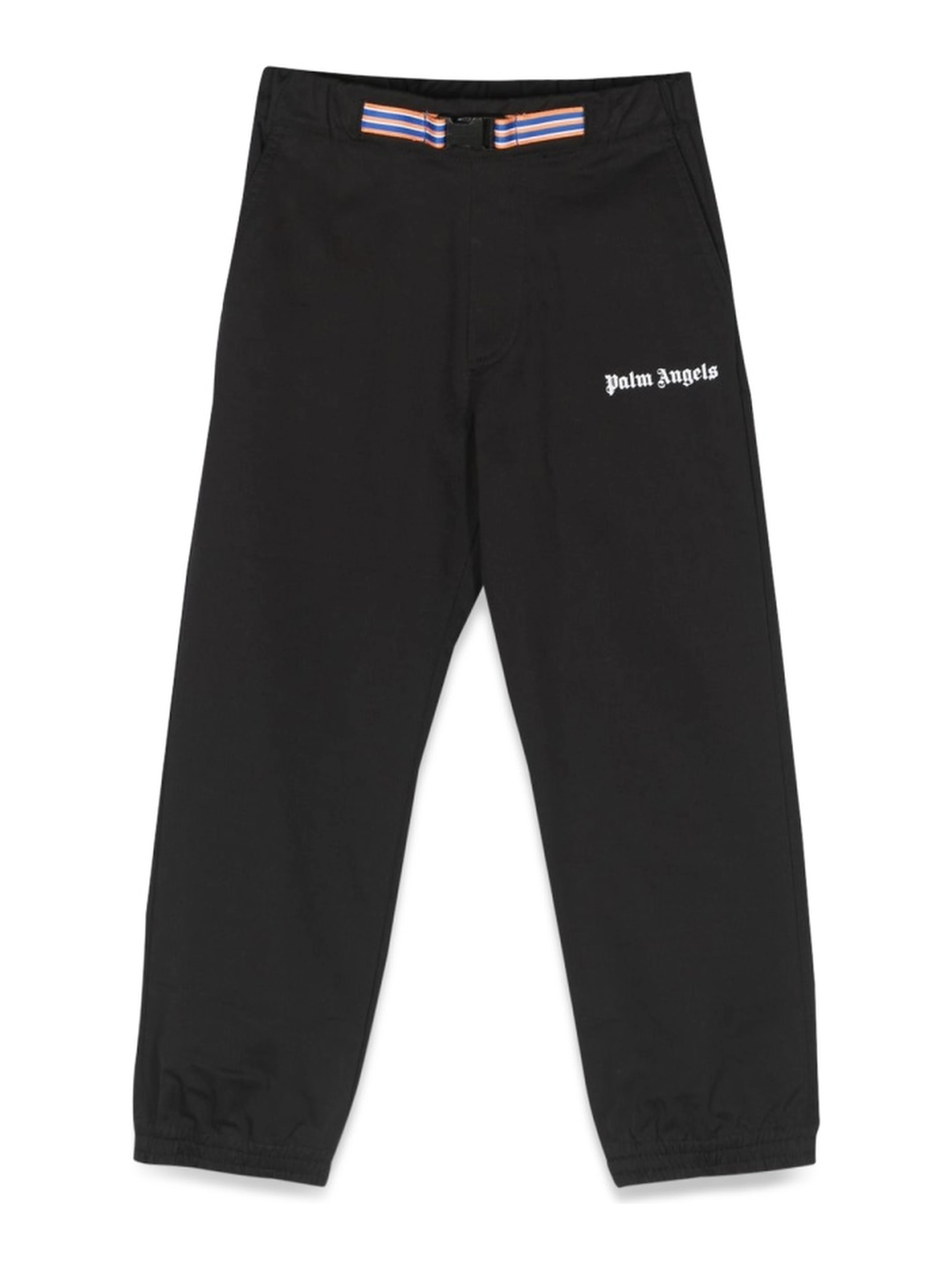 logo belt insert pants