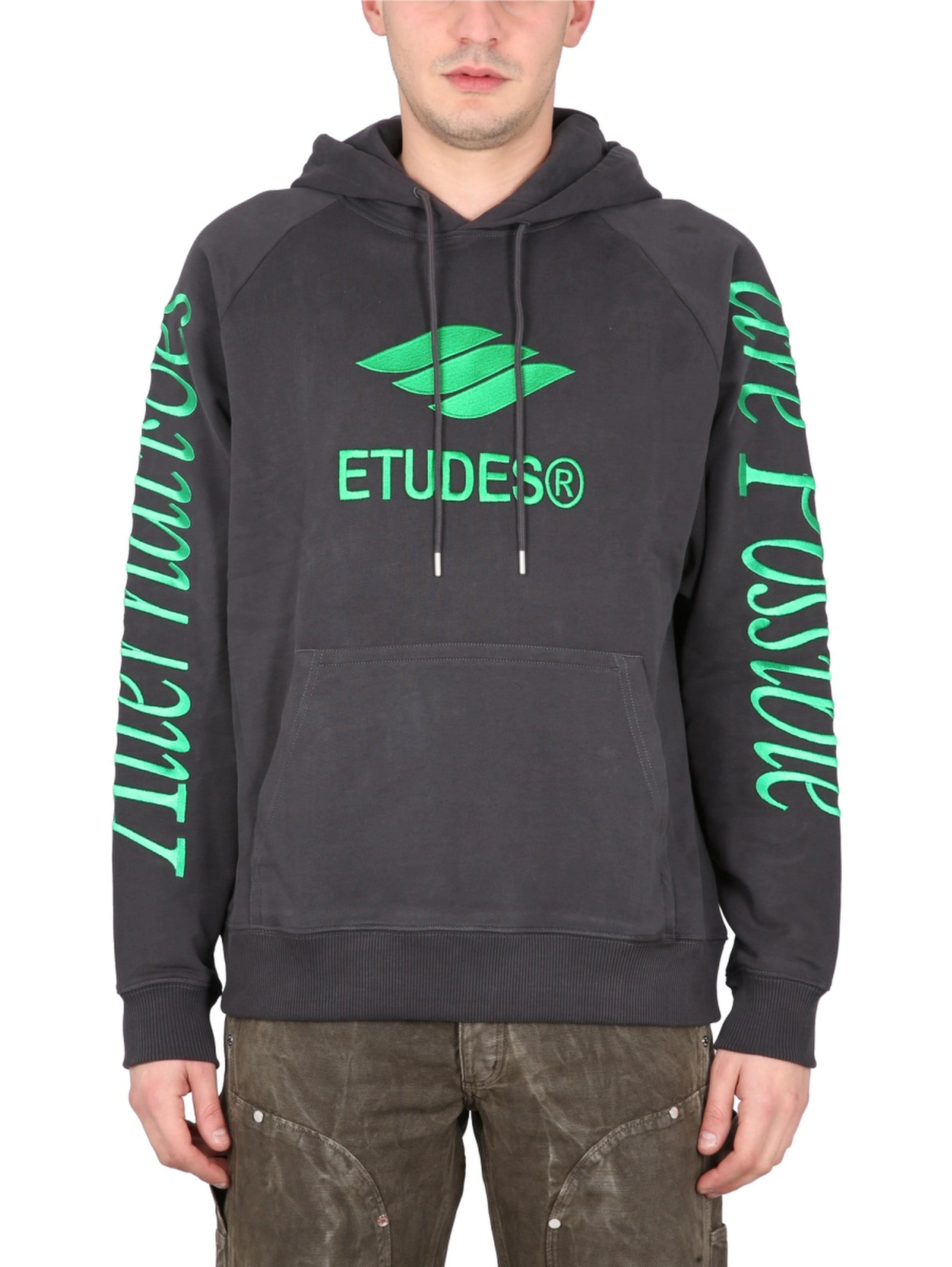 SWEATSHIRT WITH LOGO EMBROIDERY
