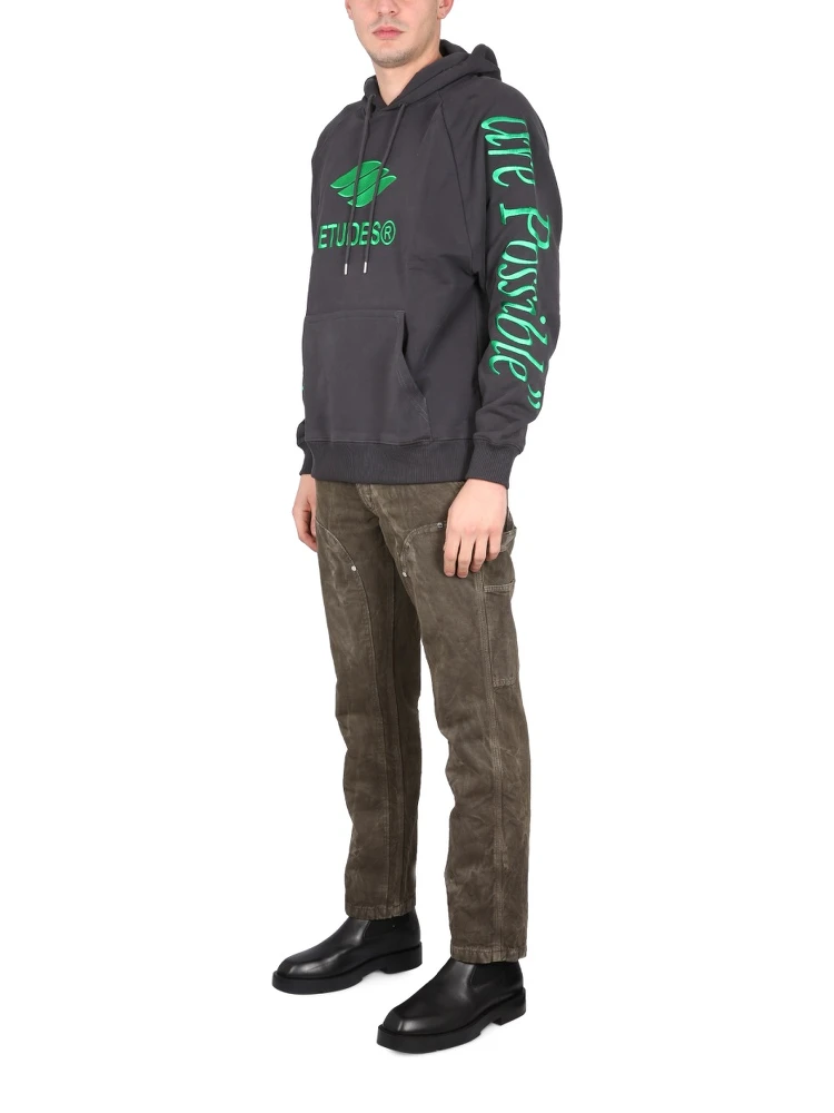 SWEATSHIRT WITH LOGO EMBROIDERY alternative