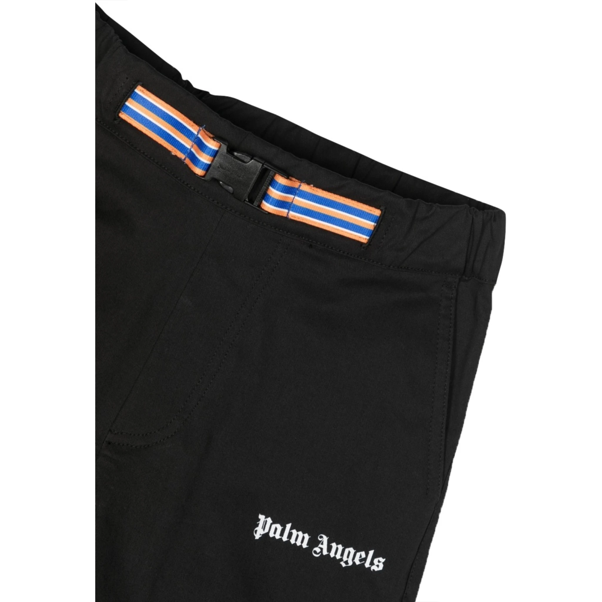 logo belt insert pants
