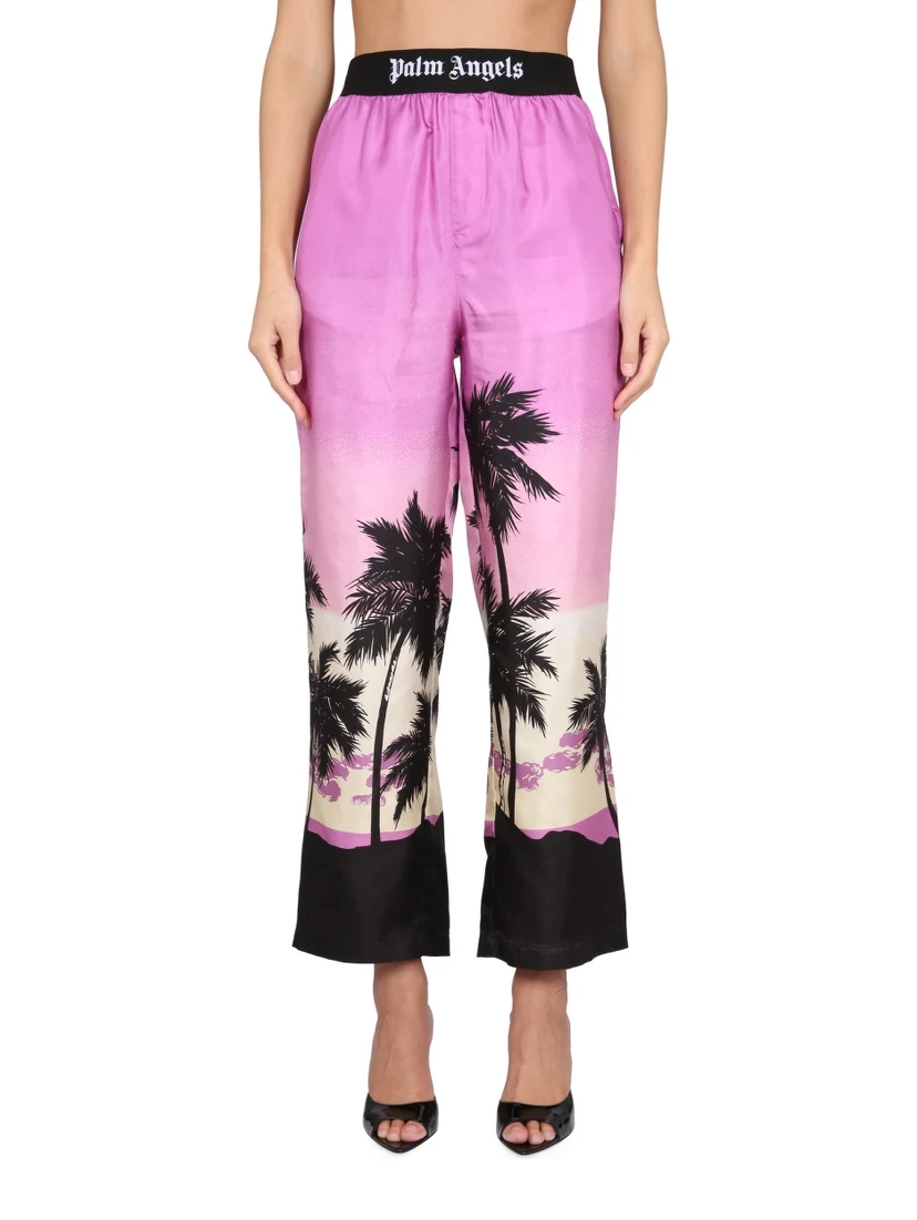 PANTS WITH SUNSET PRINT
