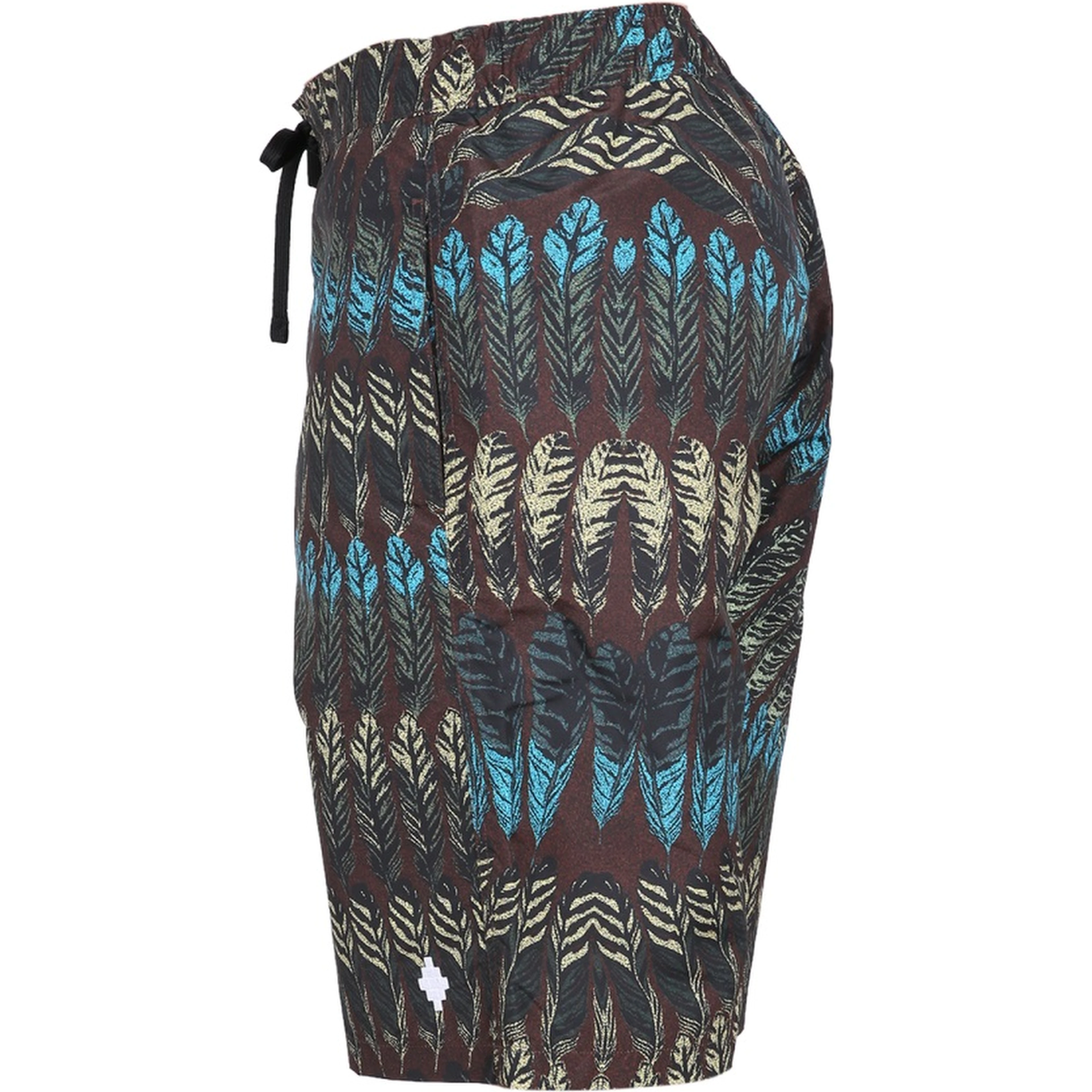 LOGO PRINT BOXER SWIMSUIT