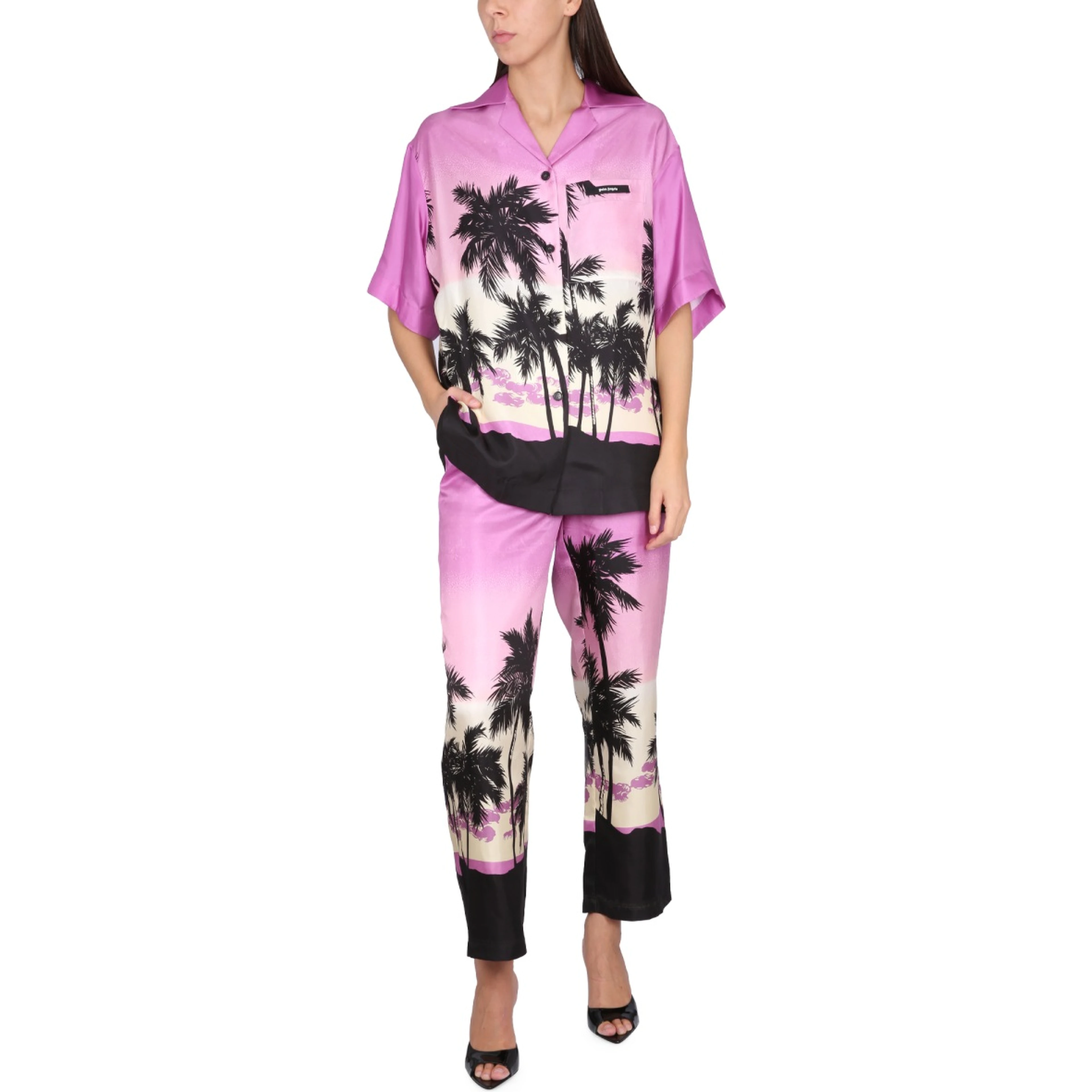 PANTS WITH SUNSET PRINT