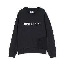 pocket crewneck sweatshirt
