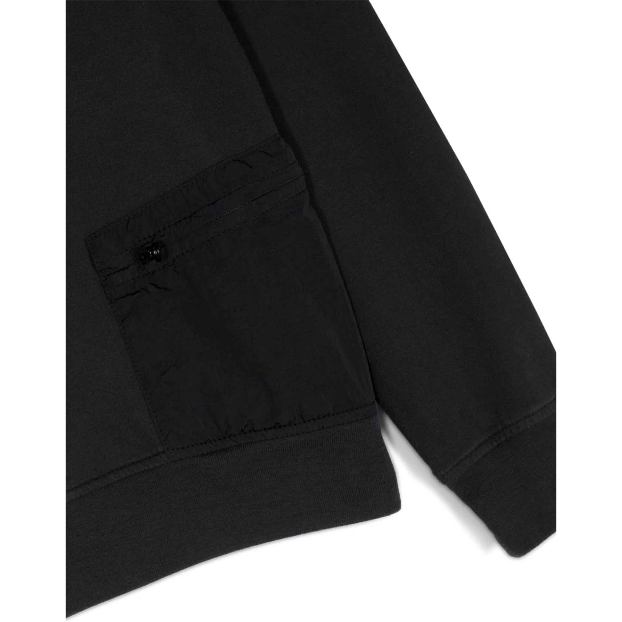 pocket crewneck sweatshirt