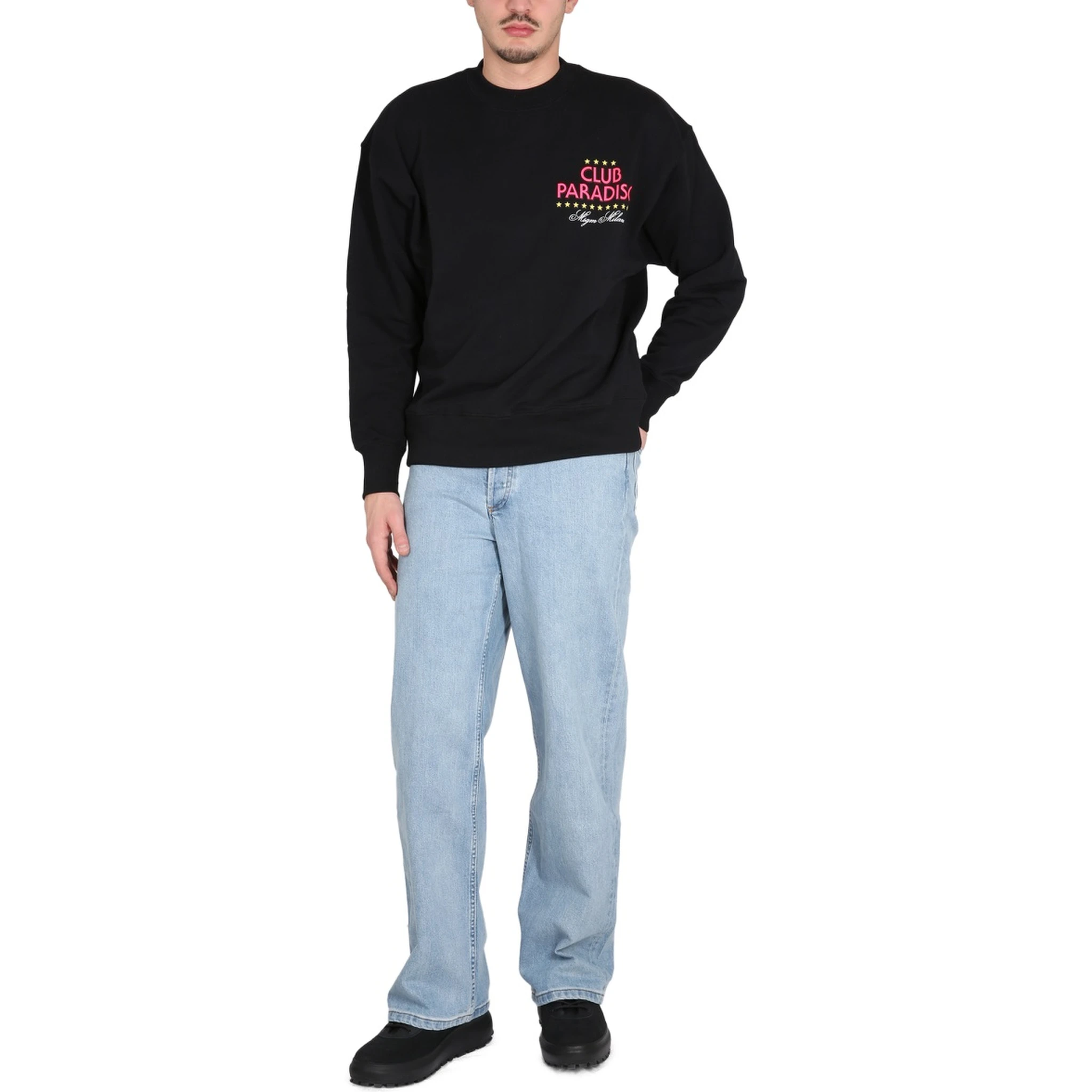 SWEATSHIRT WITH LOGO PRINT