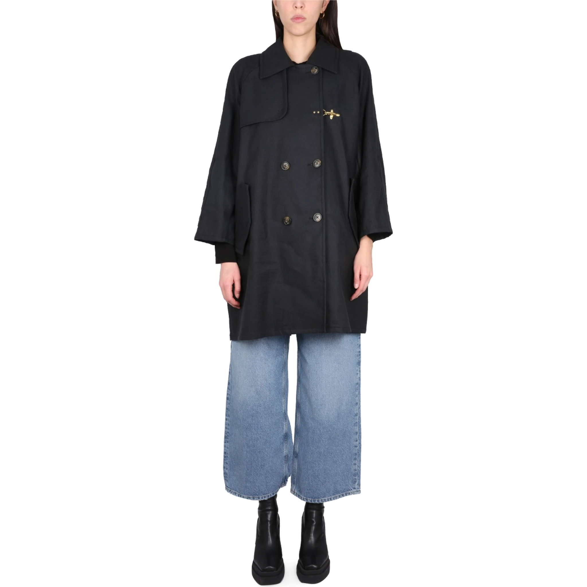 DOUBLE-BREASTED TRENCH COAT