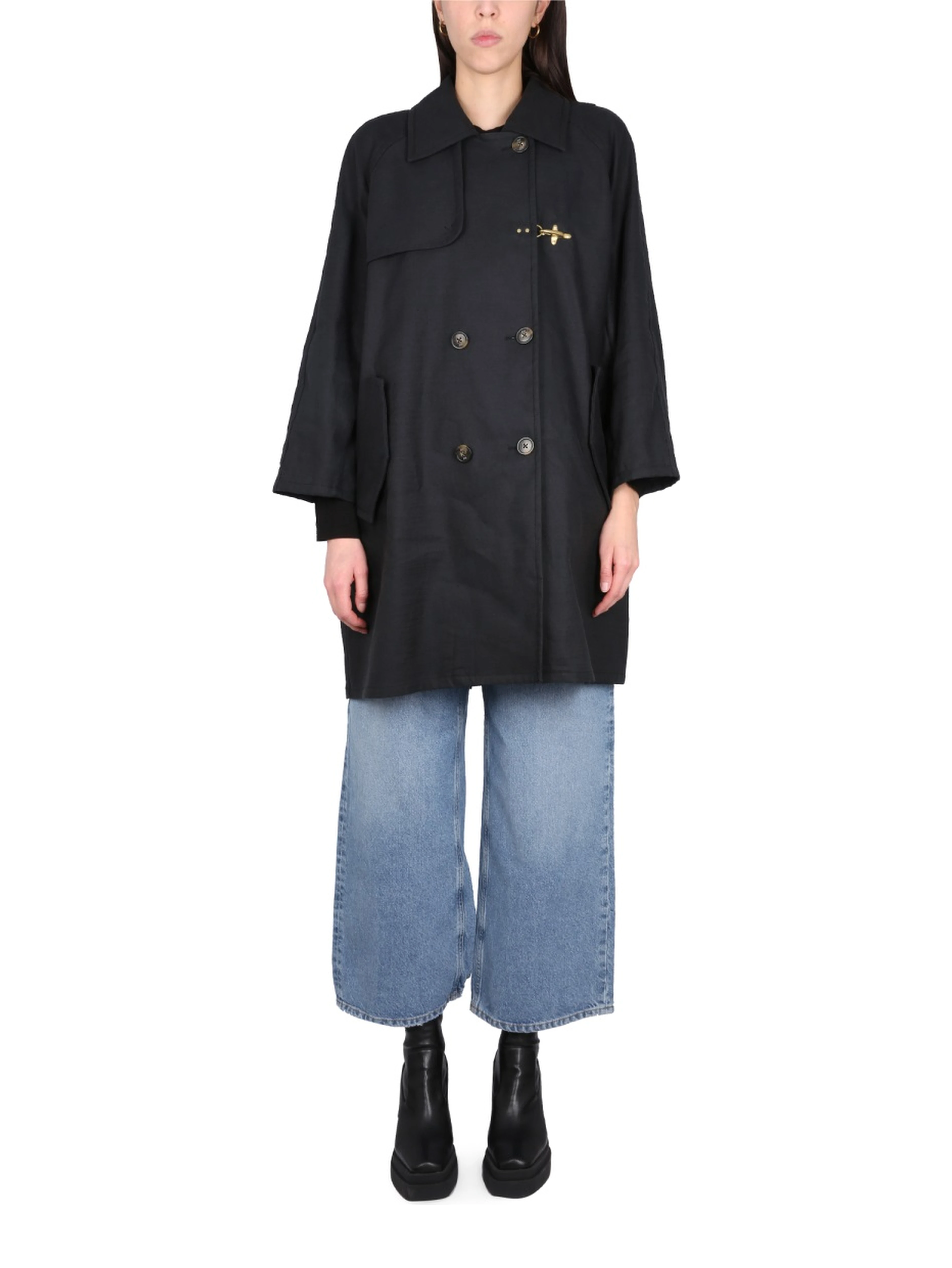 DOUBLE-BREASTED TRENCH COAT