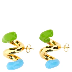 DOUBLE FUSILLO EARRING