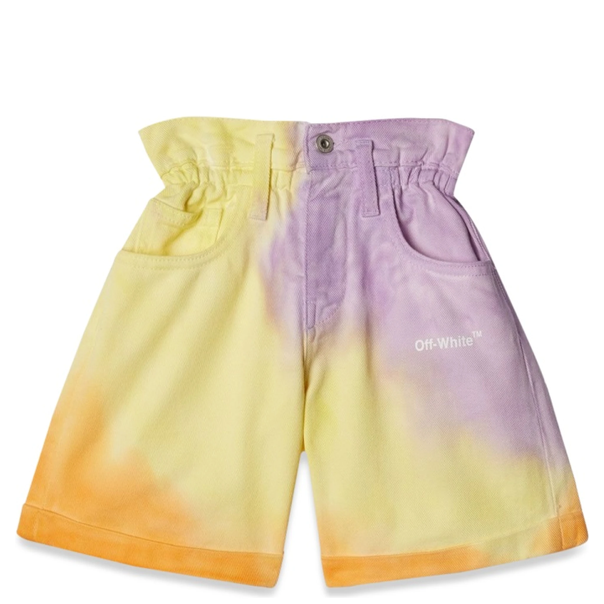 helvetica sprayed shorts