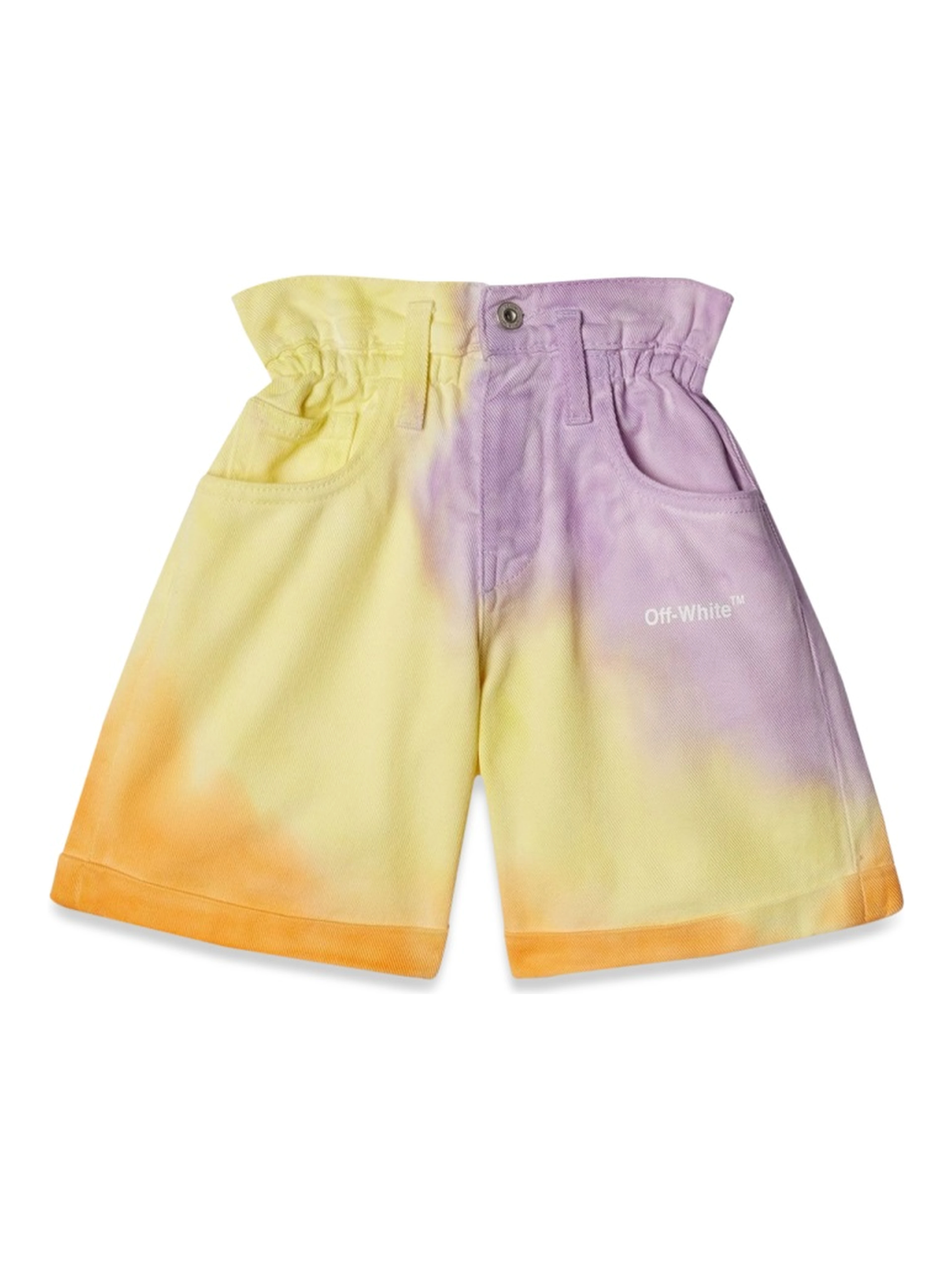 helvetica sprayed shorts