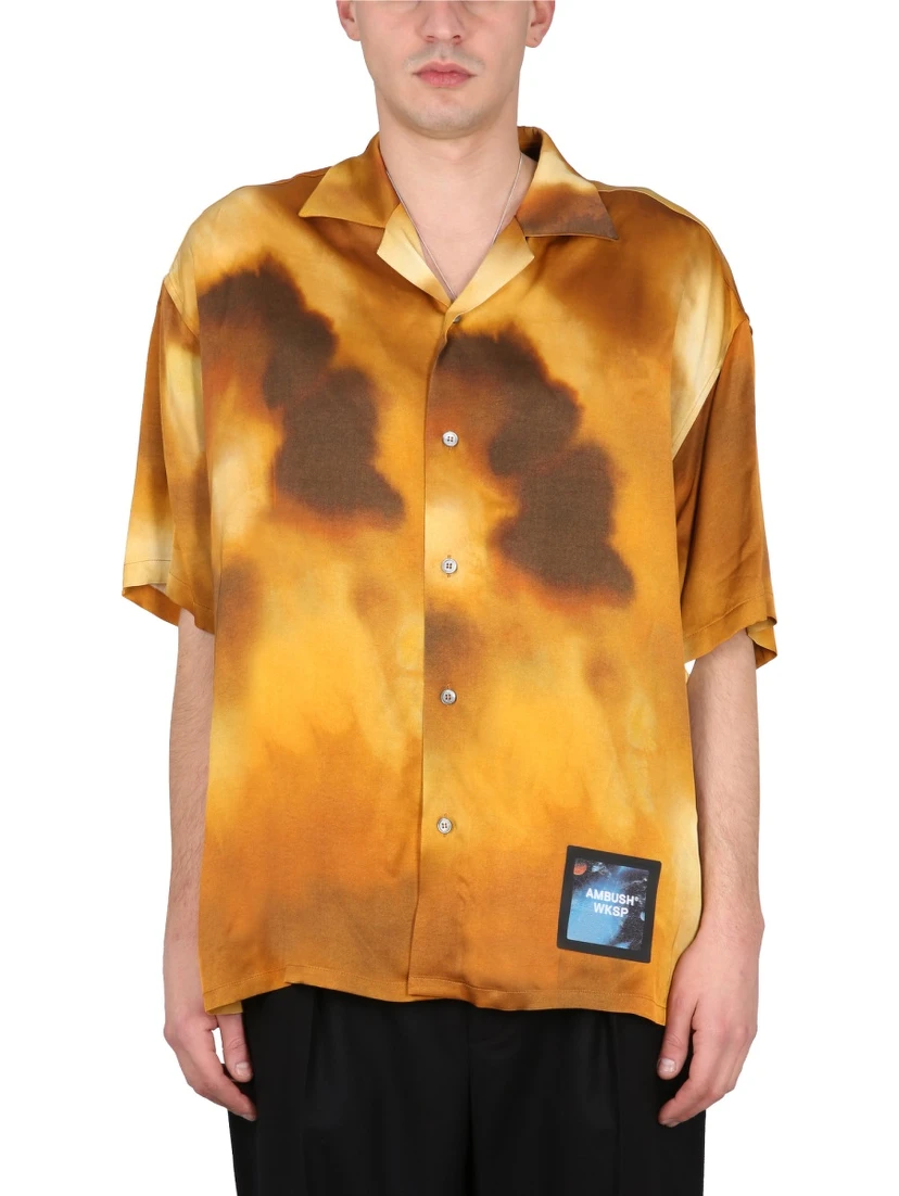 SHIRT WITH LOGO PATCH